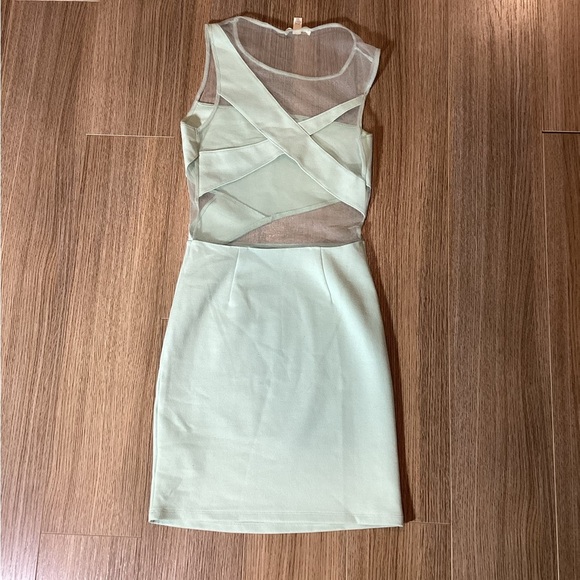 SILENCE + NOISE Mint Green Backless Mini Dress – Women’s XS‎ - Picture 7 of 7